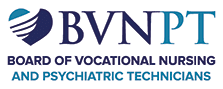 Board of Vocational Nursing and Psychiatric Technicians Logo